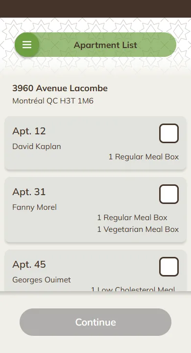 MADA Driver App — screen 3 of 4